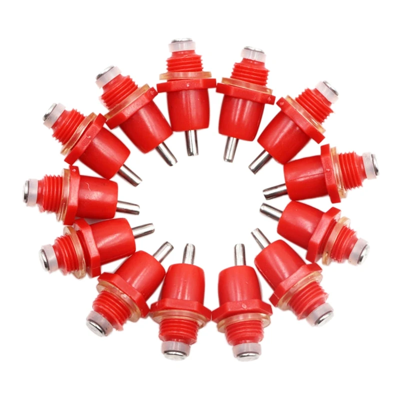 50Pcs Poultry Chicken Nipple Drinker Spring Type Bird With Automatic Water Dispenser Chicken Mouth Bird Drinking Water
50Pcs Poultry Chicken Nipple Drinker Spring Type Bird With Automatic Water Dispenser Chicken Mouth Bird Drinking Water