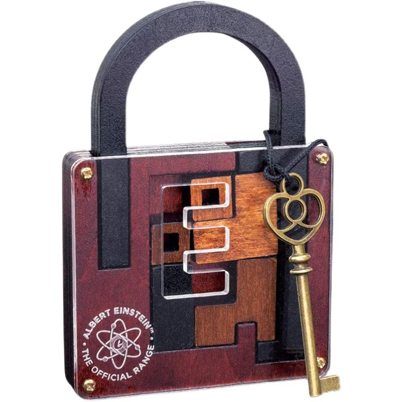 Creative High Difficulty Level IQ Einstein Lock Puzzle Classic Wooden Brainteaser Puzzles Game Educational Toys For Children Adu
Creative High Difficulty Level IQ Einstein Lock Puzzle Classic Wooden Brainteaser Puzzles Game Educational Toys For Children Adu