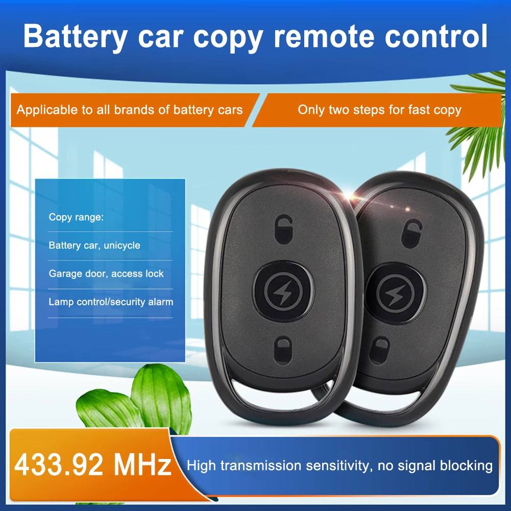 Copy Remote Control 433.92 MHz Copy Remote Controller Universal Duplicator Key for Lamp Control Security Alarm Garage Gate Door
Copy Remote Control 433.92 MHz Copy Remote Controller Universal Duplicator Key for Lamp Control Security Alarm Garage Gate Door