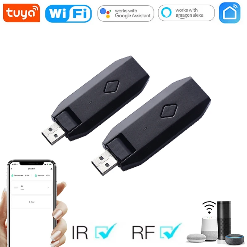 Tuya WiFi USB RF+IR Universal Remote Controller Home Appliances Smart Controller Appliances Air Conditioner for SmartLife Home
Tuya WiFi USB RF+IR Universal Remote Controller Home Appliances Smart Controller Appliances Air Conditioner for SmartLife Home
