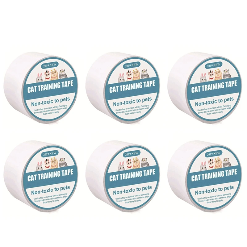 6Pcs 5Mx6.35Cm Furniture Guard Cat Scratch Protector Anti-Scratch Tape Roll Cat Scratch Prevention Clear Sticker
6Pcs 5Mx6.35Cm Furniture Guard Cat Scratch Protector Anti-Scratch Tape Roll Cat Scratch Prevention Clear Sticker