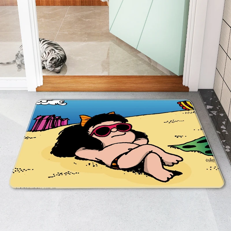 Mafalda Entrance Doormat Funny Bathmat Cartoon Bedside Mat Washable Non-slip Kitchen Carpet Living Room Welcome Home Mats
Mafalda Entrance Doormat Funny Bathmat Cartoon Bedside Mat Washable Non-slip Kitchen Carpet Living Room Welcome Home Mats