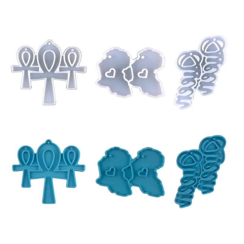 Handmade Earrings UV Crystal Epoxy Mold Eardrop Danglers Resin Silicone Mould DIY Crafts Jewelry Pendants Casting Tool
Handmade Earrings UV Crystal Epoxy Mold Eardrop Danglers Resin Silicone Mould DIY Crafts Jewelry Pendants Casting Tool