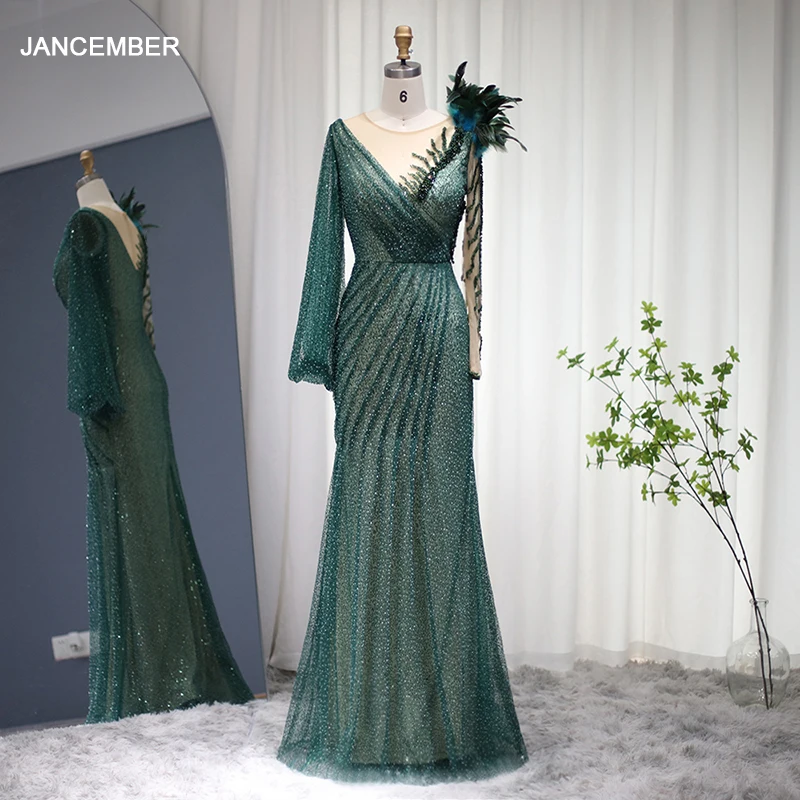 LSCZ217 Evening Dresses 2023 Organza Mermaid O-Neck Sequined Evening Dress for Women Long Sleeves Feathers Beading vestido festa
LSCZ217 Evening Dresses 2023 Organza Mermaid O-Neck Sequined Evening Dress for Women Long Sleeves Feathers Beading vestido festa
