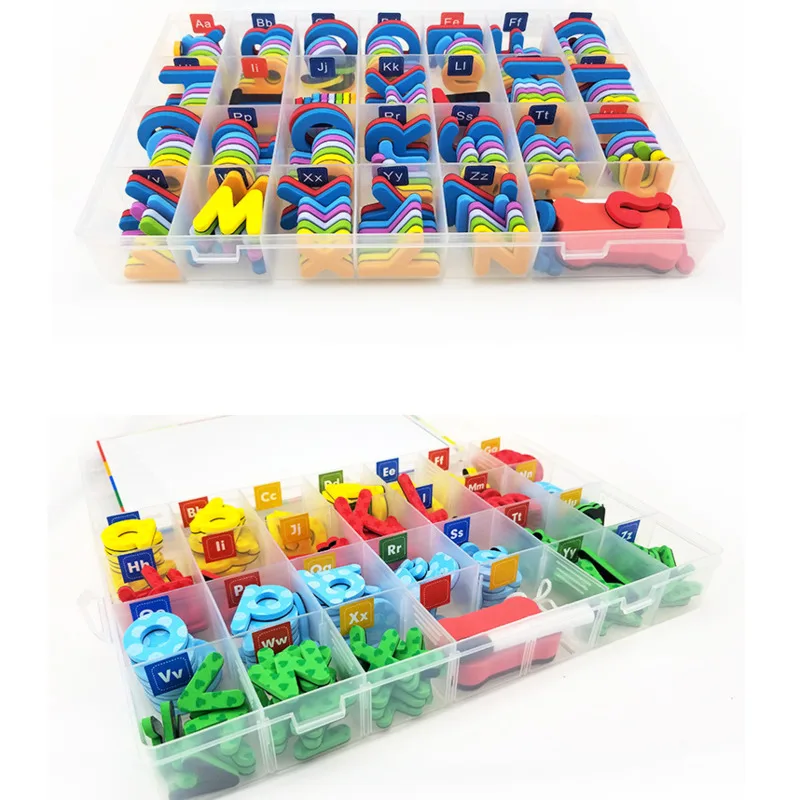 Montessori 208 Pcs Uppercase Lowercase Foam Alphabet Magnets For Fridge Refrigerator Educational Spelling Learning Toy
Montessori 208 Pcs Uppercase Lowercase Foam Alphabet Magnets For Fridge Refrigerator Educational Spelling Learning Toy