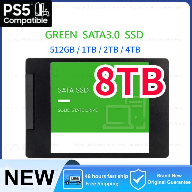 8TB 2TB 1TB Hot 2023 SSD Sata Hard Drive Disk Sata3 2.5 Inch Ssd TLC 500MB/s Internal Solid State Drives for Laptop and Desktop
8TB 2TB 1TB Hot 2023 SSD Sata Hard Drive Disk Sata3 2.5 Inch Ssd TLC 500MB/s Internal Solid State Drives for Laptop and Desktop