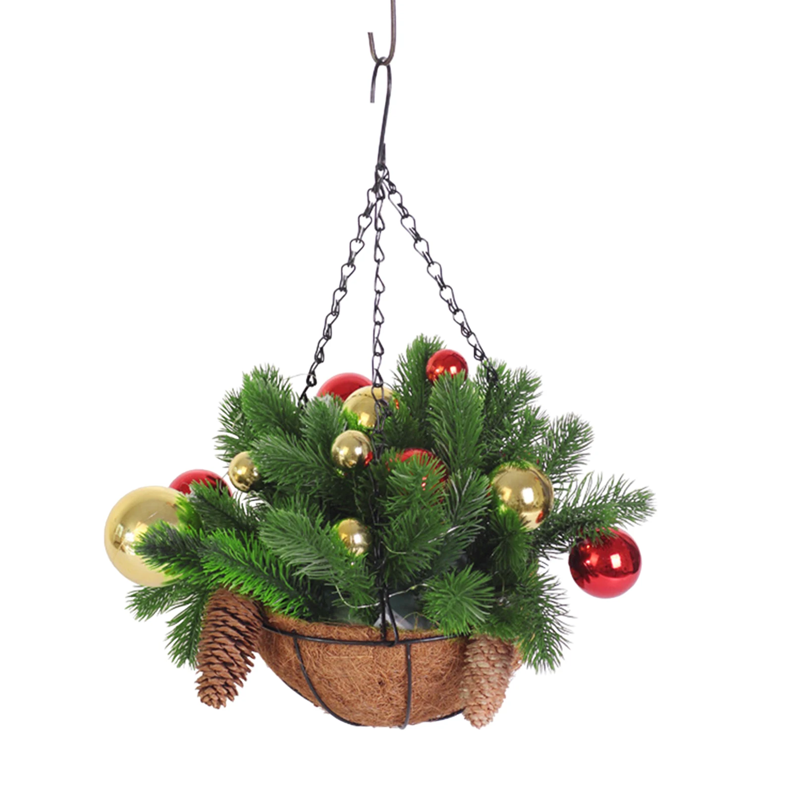 Искусственная Рождественская подвесная корзина из сосновых ветвей, для помещений и улицы, с шариковым орнаментом, товары для вечерние и фес...
Искусственная Рождественская подвесная корзина из сосновых ветвей, для помещений и улицы, с шариковым орнаментом, товары для вечерние и фес...