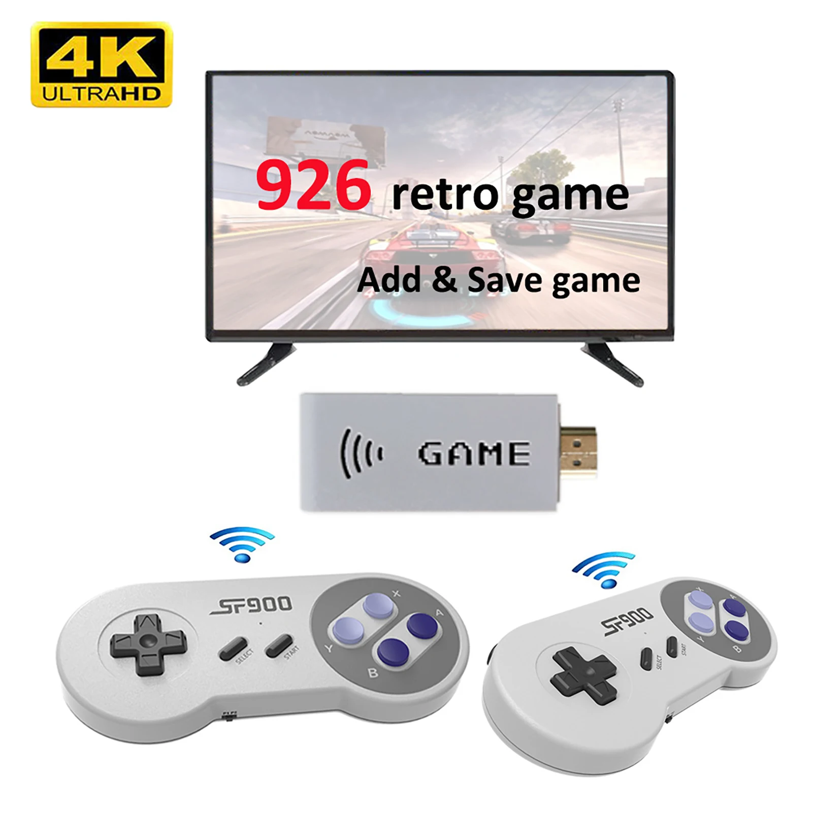 Mini Wireless Controller Gamepad Game Stick Retro Handheld Game Player Hd Tv Video Game Console For Sfc / Snes Dual Gamepads
Mini Wireless Controller Gamepad Game Stick Retro Handheld Game Player Hd Tv Video Game Console For Sfc / Snes Dual Gamepads