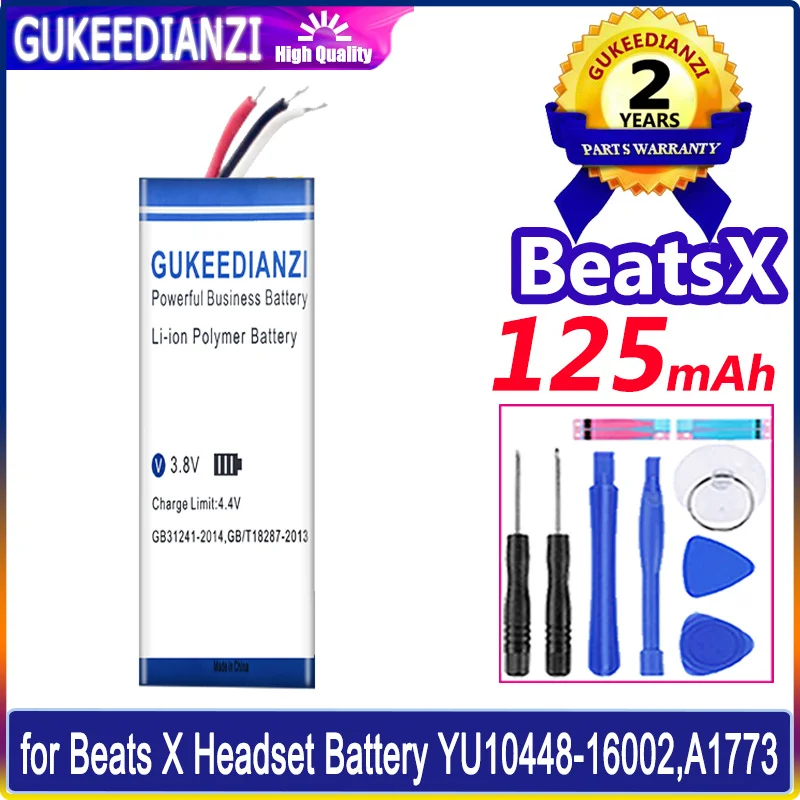 New Bateria 125mAh Battery For Beates X Battery Earphone BeatsX Battery Bluetooth Headset High Quality Warranty 1 Year +Tools
New Bateria 125mAh Battery For Beates X Battery Earphone BeatsX Battery Bluetooth Headset High Quality Warranty 1 Year +Tools
