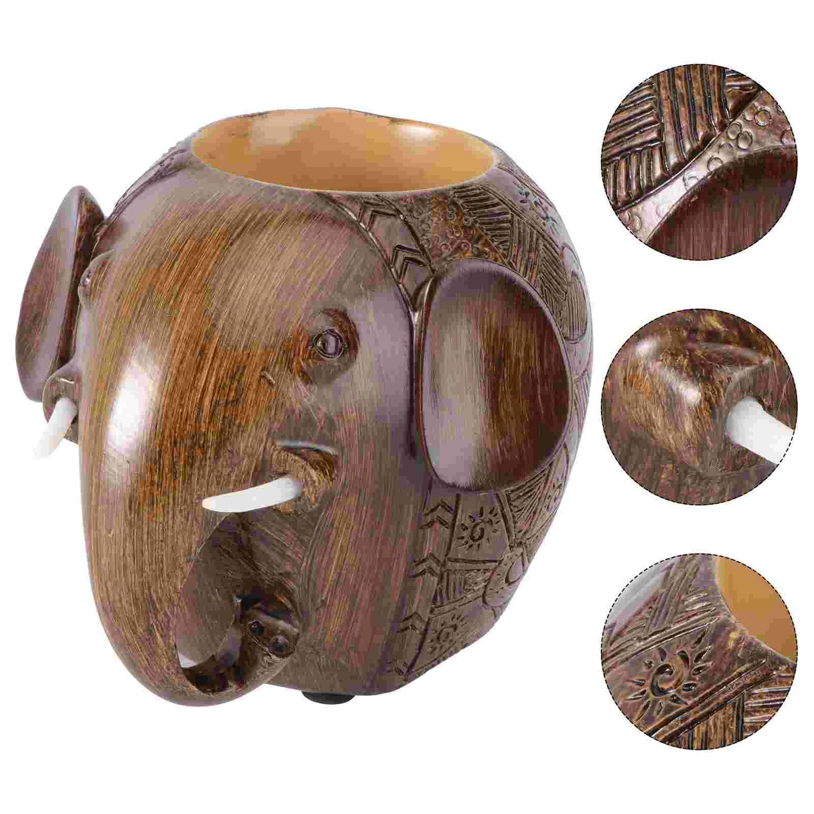 Creative Wood Elephant Brush Pot Desk Organizer Pencil Holder Stationery Box for Office School
Creative Wood Elephant Brush Pot Desk Organizer Pencil Holder Stationery Box for Office School