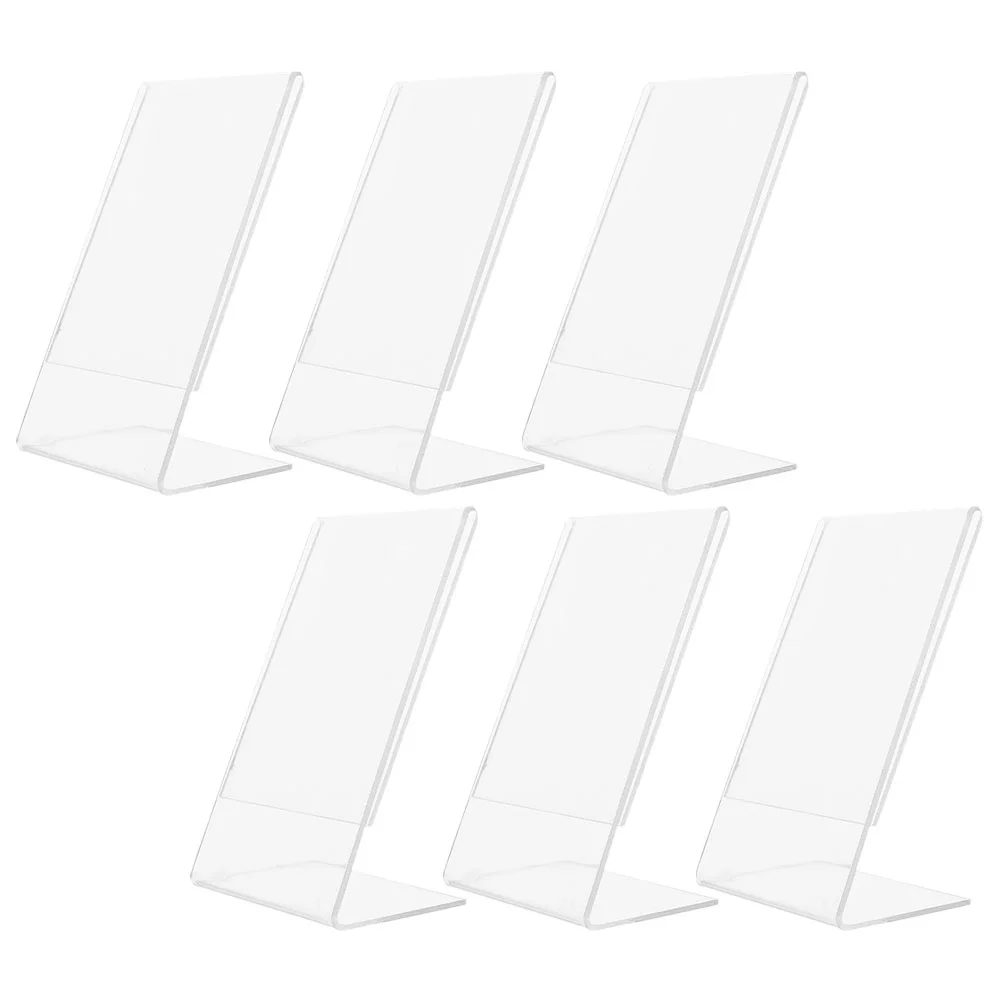 6pcs Acrylic Photo Frame Clear Acrylic Picture Frame Poster Frame Desktop Display Frame 
6pcs Acrylic Photo Frame Clear Acrylic Picture Frame Poster Frame Desktop Display Frame
