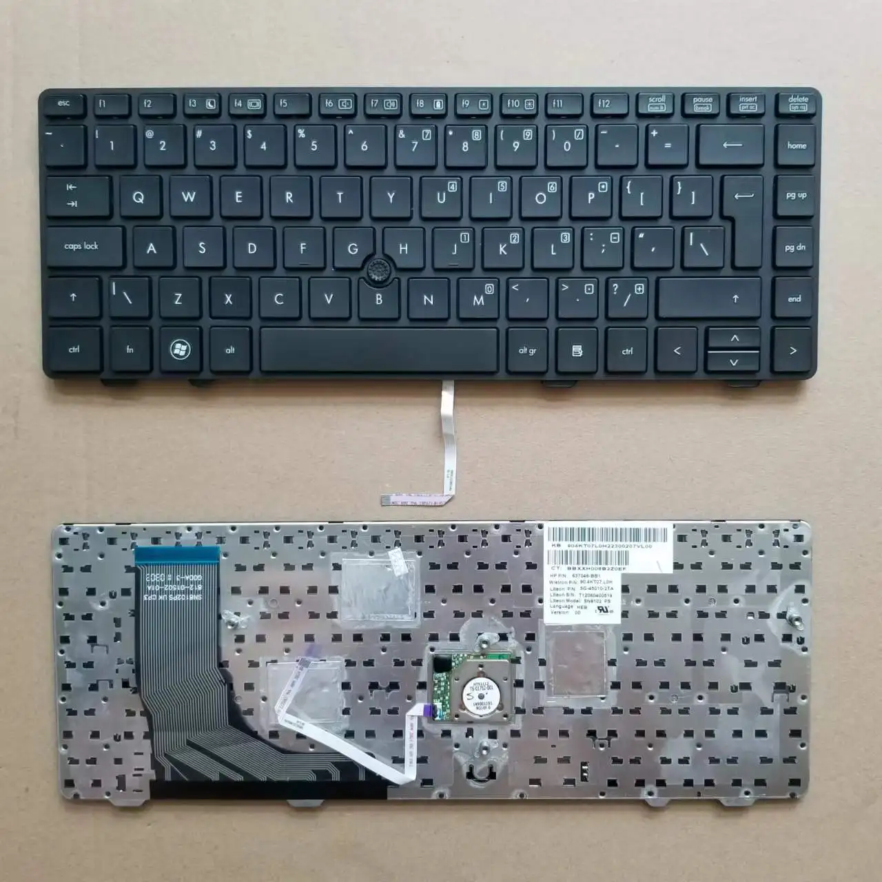 New US Keyboard For HP ProBook 6360 6360b 6360t Big Enter Black With Frame SN8102 637046-BB1
New US Keyboard For HP ProBook 6360 6360b 6360t Big Enter Black With Frame SN8102 637046-BB1