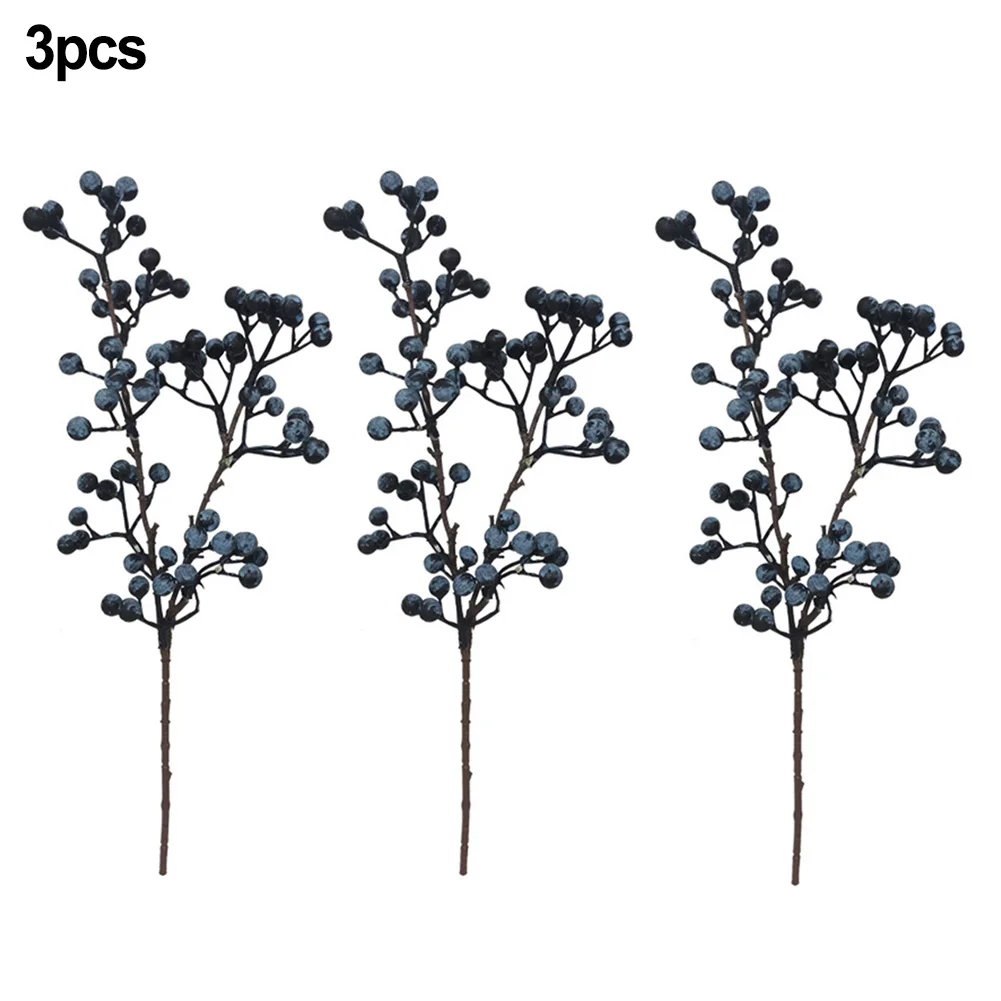 3Pcs High Quality Artificial Blueberry Branch Bouquet Fake Blueberry Berries Foam Artificial Plant Flower Home Table Decor
3Pcs High Quality Artificial Blueberry Branch Bouquet Fake Blueberry Berries Foam Artificial Plant Flower Home Table Decor