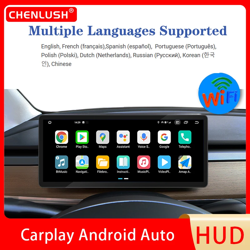 Android 9.0 Car Lcd Meter Instrument Dashboard Touch Screen Style Console Display For Tesla Model 3 Y Carplay Multimedia Player
Android 9.0 Car Lcd Meter Instrument Dashboard Touch Screen Style Console Display For Tesla Model 3 Y Carplay Multimedia Player