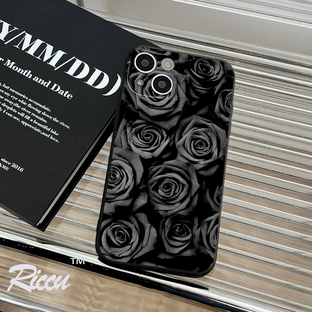 RICCU FOR IPhone 14 Black Rose Phone Case IPhone 14 11 12 Pro 8 7 Plus X 13 Pro MAX SE2020 6 Plus XR XS 13 Covers
RICCU FOR IPhone 14 Black Rose Phone Case IPhone 14 11 12 Pro 8 7 Plus X 13 Pro MAX SE2020 6 Plus XR XS 13 Covers