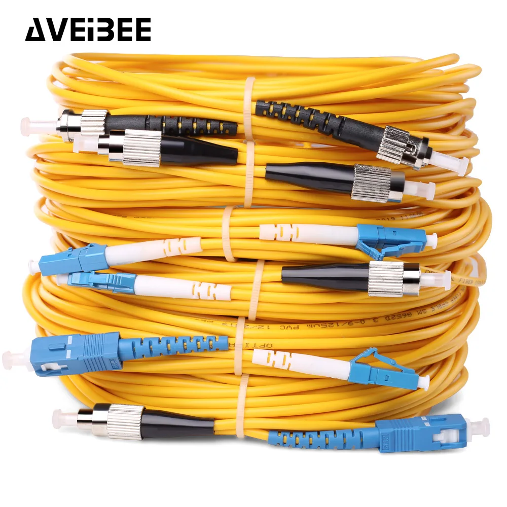 

Оптоволоконный перемычка SC к LC FC ST UPC оптоволоконный Интернет-кабель однорежимный соединительный кабель SIMPLEX OS1-9/125um 1/3/5/10/20 м