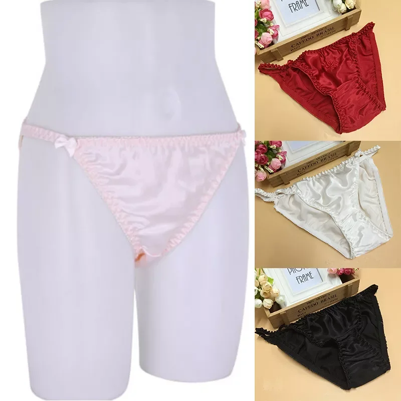 Sexy Satin Silk Panties Women's Seamless Satin Silk Briefs Underpants Lady's Panties Plus Size Ladies Knickers Brief Underwear
Sexy Satin Silk Panties Women's Seamless Satin Silk Briefs Underpants Lady's Panties Plus Size Ladies Knickers Brief Underwear