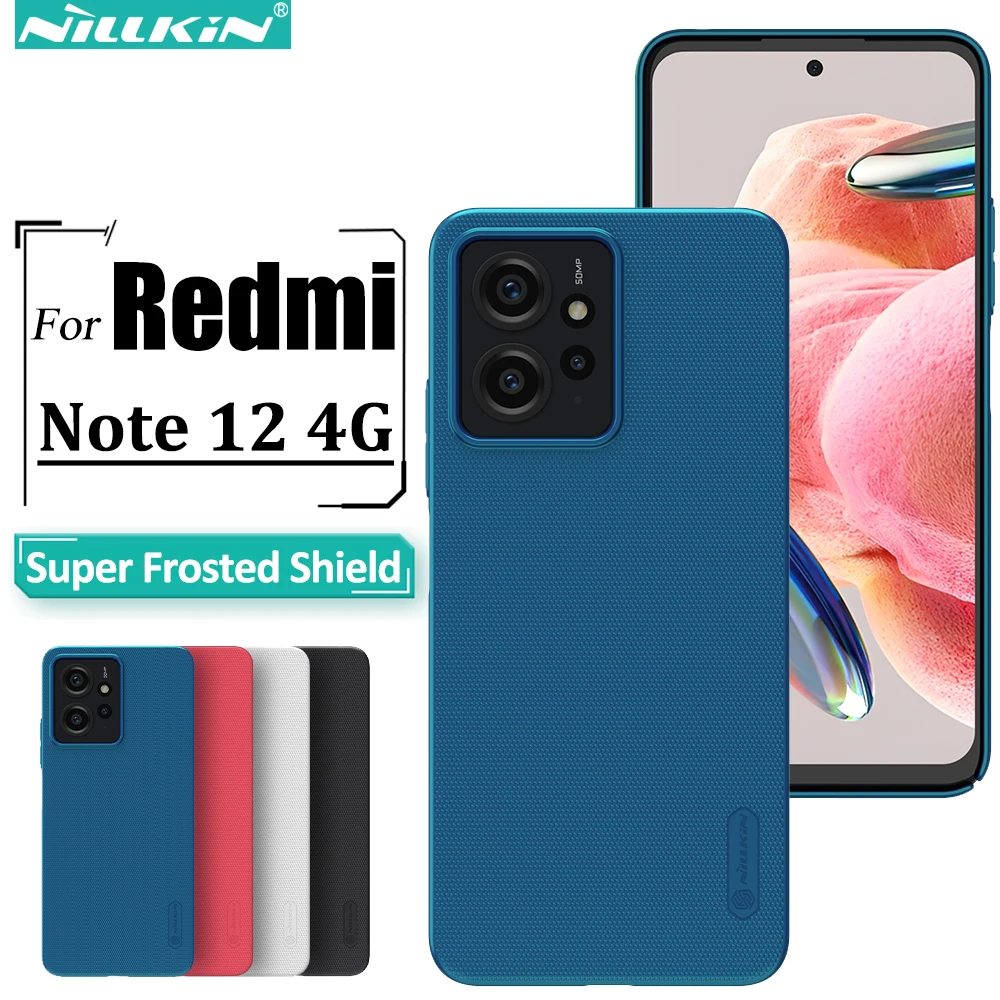 Nillkin for Xiaomi Redmi Note 12 4G Case,Frosted Shield Luxury PC Hard Protection Back Cover
Nillkin for Xiaomi Redmi Note 12 4G Case,Frosted Shield Luxury PC Hard Protection Back Cover