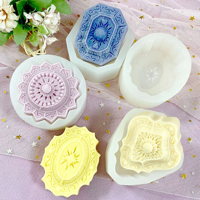 Vintage Palace Style Handmade Soap DIY Mold Silicone Gem Fossil Excavation Pattern Chocolate Mooncake Model Mold
Vintage Palace Style Handmade Soap DIY Mold Silicone Gem Fossil Excavation Pattern Chocolate Mooncake Model Mold
