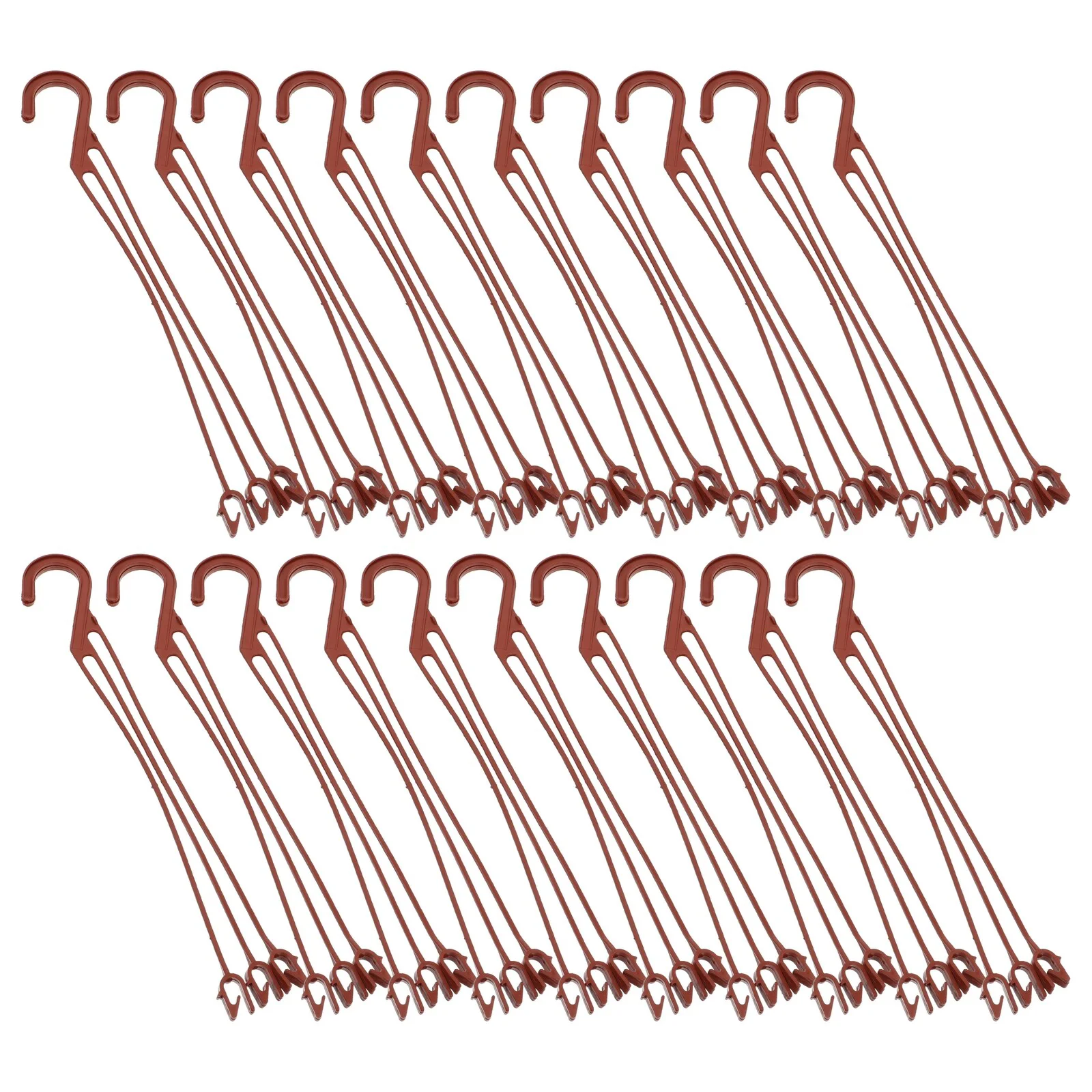 50 Pcs Hanger Hook Hooks Indoor Hanging Stand Outdoor Flower Planter Metal Decor Plastic
50 Pcs Hanger Hook Hooks Indoor Hanging Stand Outdoor Flower Planter Metal Decor Plastic