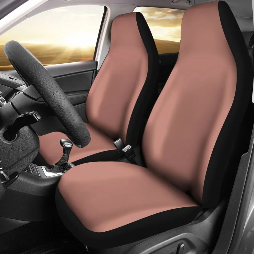 Rose Gold Solid Color Car Seat Covers Set,Pack of 2 Universal Front Seat Protective Cover
Rose Gold Solid Color Car Seat Covers Set,Pack of 2 Universal Front Seat Protective Cover