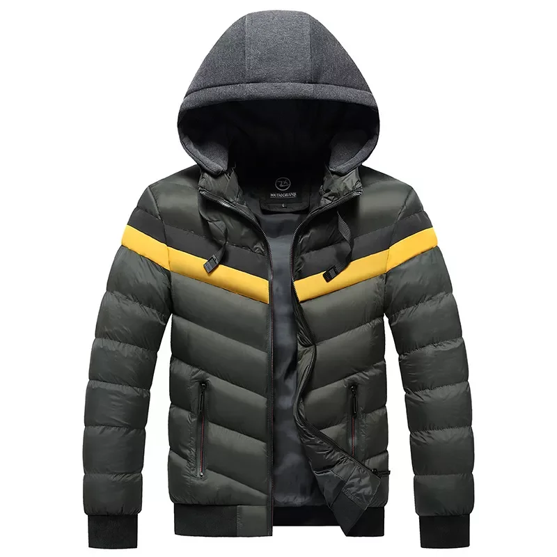 Waterproof Warm Thick Hooded Parkas Men Fashion Casual Slim Fit Jacket Coat 2022 Patchwork Overcoat Brand Winter Men's Jacket
Waterproof Warm Thick Hooded Parkas Men Fashion Casual Slim Fit Jacket Coat 2022 Patchwork Overcoat Brand Winter Men's Jacket