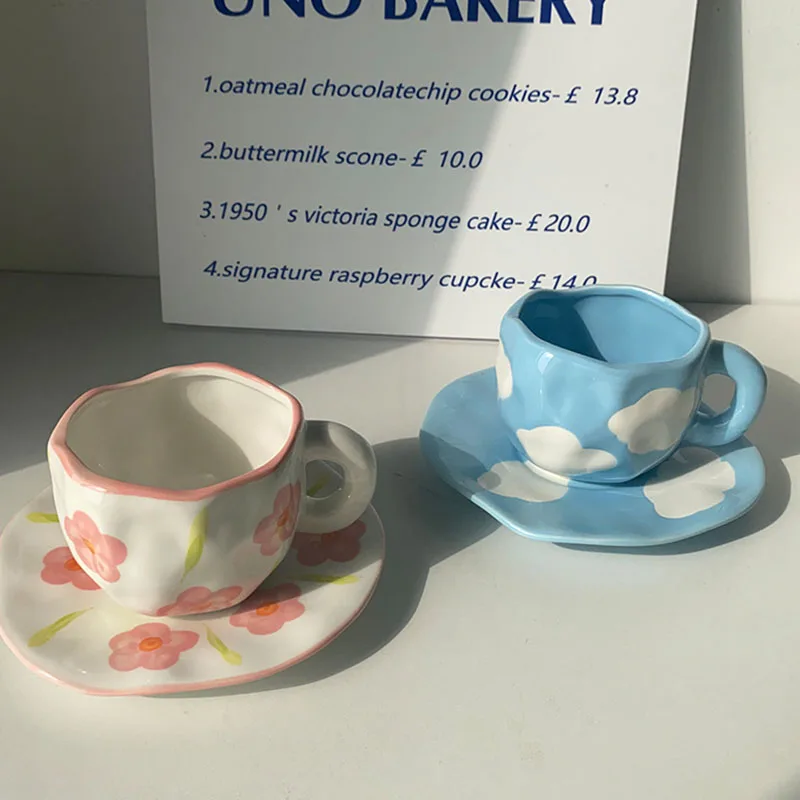 Factory direct sell Retro design girl's heart pinching coffee cup and saucer light luxury ceramic cup
Factory direct sell Retro design girl's heart pinching coffee cup and saucer light luxury ceramic cup