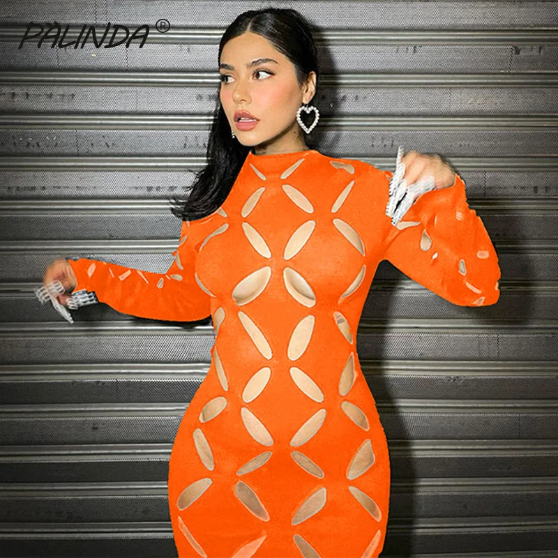 Bandage Halloween Orange Sexy Hollow Out Long Sleeve Dress Autumn Winter Women Streetwear Outfits Lace Club Party Dresses G1221
Bandage Halloween Orange Sexy Hollow Out Long Sleeve Dress Autumn Winter Women Streetwear Outfits Lace Club Party Dresses G1221