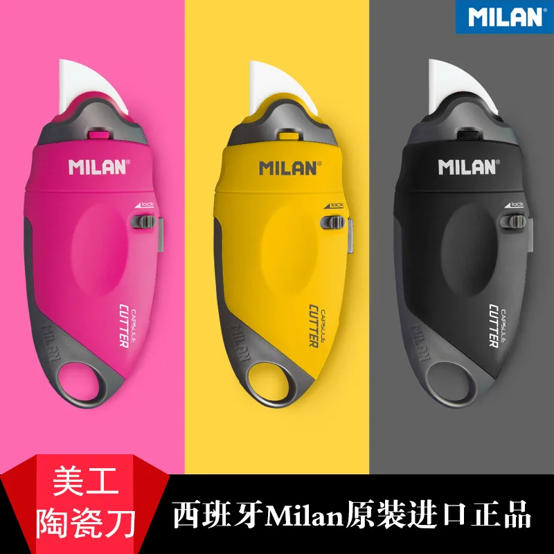 Универсальный нож «Милан», керамический нож, острый, прочный, безопасный нож для открытия писем, ручка, открывающийся нож для коробки
Универсальный нож «Милан», керамический нож, острый, прочный, безопасный нож для открытия писем, ручка, открывающийся нож для коробки