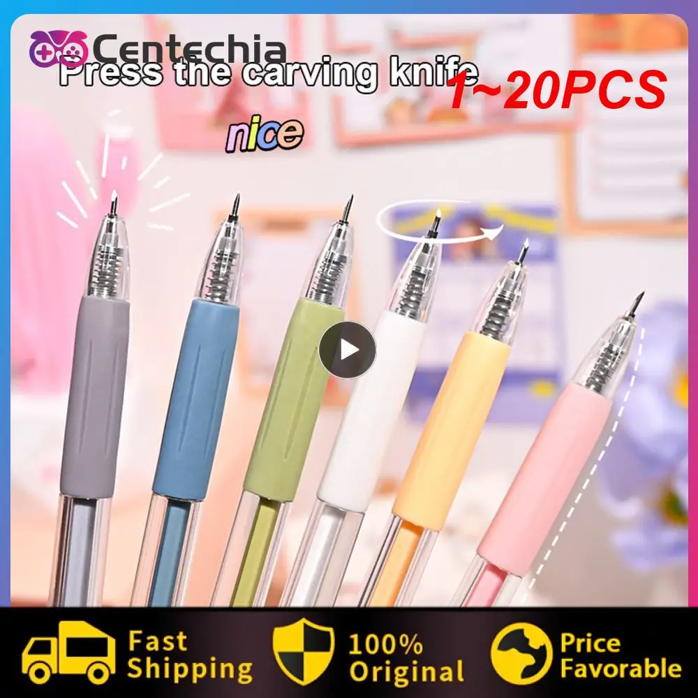 1~20PCS Art Knife Pen Paper Cutter Precision Craft Cutting Tool Portable Knife Hand Account Tape Leather Fabric Carving
1~20PCS Art Knife Pen Paper Cutter Precision Craft Cutting Tool Portable Knife Hand Account Tape Leather Fabric Carving