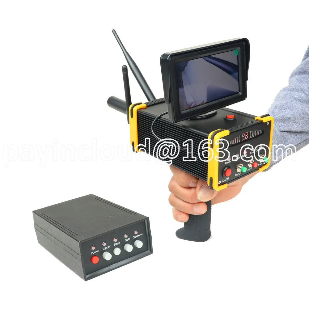 The Latest LCD Screen Integranted Long Range Great Depth Electromagnetic Underground Gold Prospecting Imaging Detectors
The Latest LCD Screen Integranted Long Range Great Depth Electromagnetic Underground Gold Prospecting Imaging Detectors