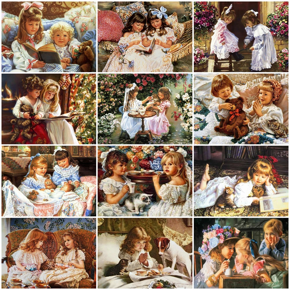 Full Square 5D Diamond Painting Girl Rhinestone Picture Diy Diamond Embroidery Portrait Cross Stitch Mosaic Child Kit Home Decor 
Full Square 5D Diamond Painting Girl Rhinestone Picture Diy Diamond Embroidery Portrait Cross Stitch Mosaic Child Kit Home Decor