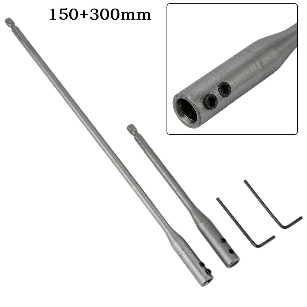 150mm 300mm Drill Bit Extention Bar Hex Shank Wrench HCS Connecting Rod Double Set Screw Secure Bit Into Extension
150mm 300mm Drill Bit Extention Bar Hex Shank Wrench HCS Connecting Rod Double Set Screw Secure Bit Into Extension