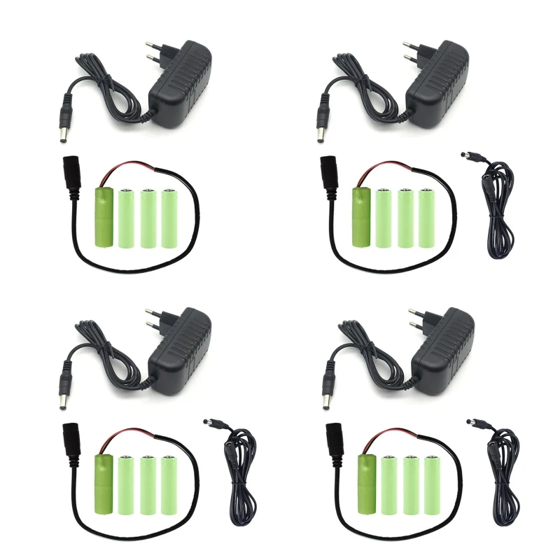 Reuse LR6 AA Battery Eliminator AC Power Supply Replace 4pcs 1.5V AA Battery
Reuse LR6 AA Battery Eliminator AC Power Supply Replace 4pcs 1.5V AA Battery