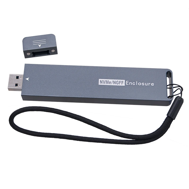 Двойной протокол M.2 SATA NVME USB адаптер чехол SSD M2 NGFF корпус к 3 1 10 Гбит/с коробка