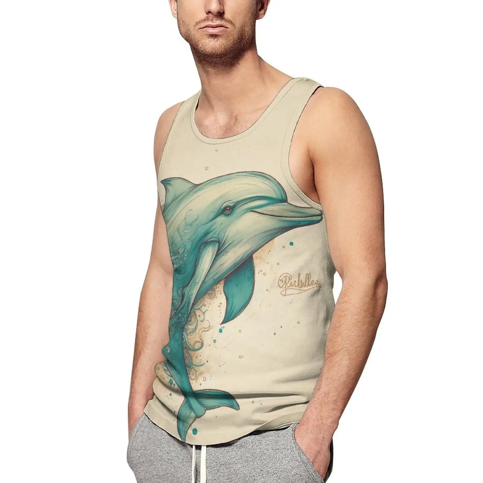 Dolphin Daily Tank Top Cartoon Gym Tops Male Graphic Muscle Sleeveless Vests 3XL 4XL 5XL
Dolphin Daily Tank Top Cartoon Gym Tops Male Graphic Muscle Sleeveless Vests 3XL 4XL 5XL