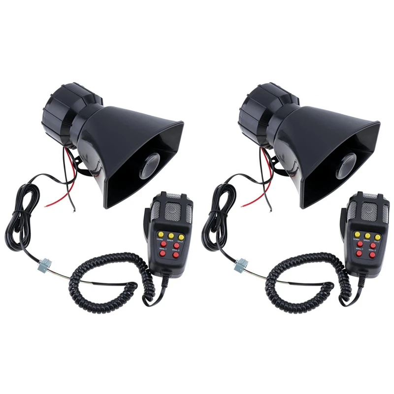 2X 100W Dc12v 120Db 7 Sound Car Electronic Warning Siren Motorcycle Alarm Firemen Ambulance Loudspeaker 
2X 100W Dc12v 120Db 7 Sound Car Electronic Warning Siren Motorcycle Alarm Firemen Ambulance Loudspeaker