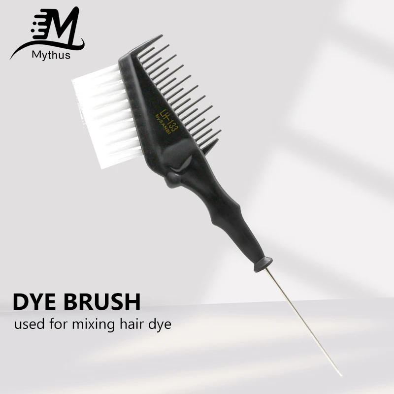 Pro 1 Piece Metal Tail Tip Hair Coloring Comb Double Use With Soft Nylon Hair Salon Hair Dye Brush For Hairdressing Styling Tool
Pro 1 Piece Metal Tail Tip Hair Coloring Comb Double Use With Soft Nylon Hair Salon Hair Dye Brush For Hairdressing Styling Tool