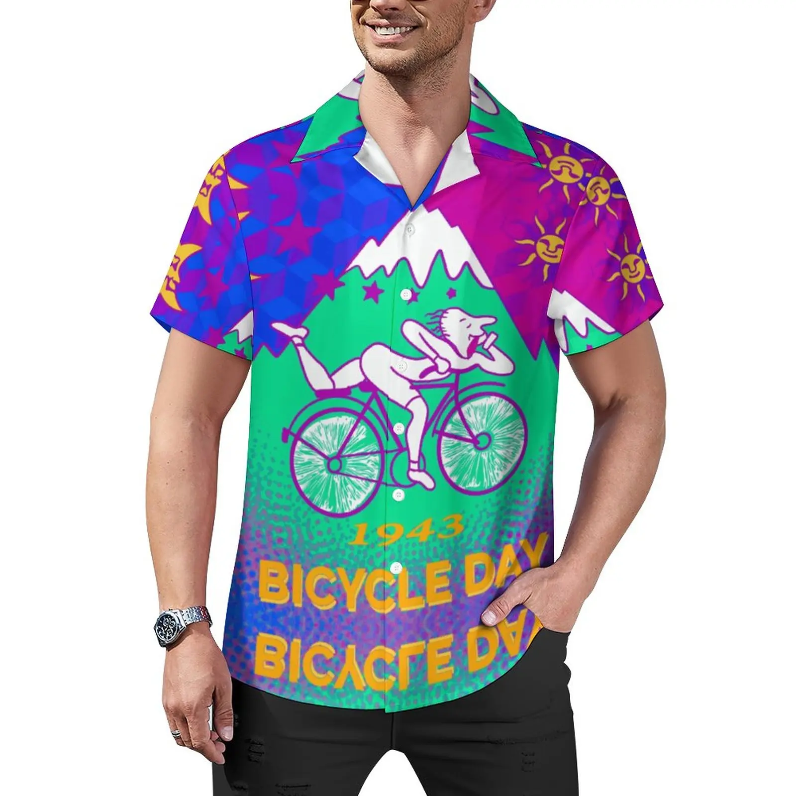 Albert Hoffman Bicycle Day Beach Shirt 1943 Cycle Lsd Trip Acid Day Hawaiian Casual Shirts Men Cool Blouses Short Sleeve Clothes
Albert Hoffman Bicycle Day Beach Shirt 1943 Cycle Lsd Trip Acid Day Hawaiian Casual Shirts Men Cool Blouses Short Sleeve Clothes