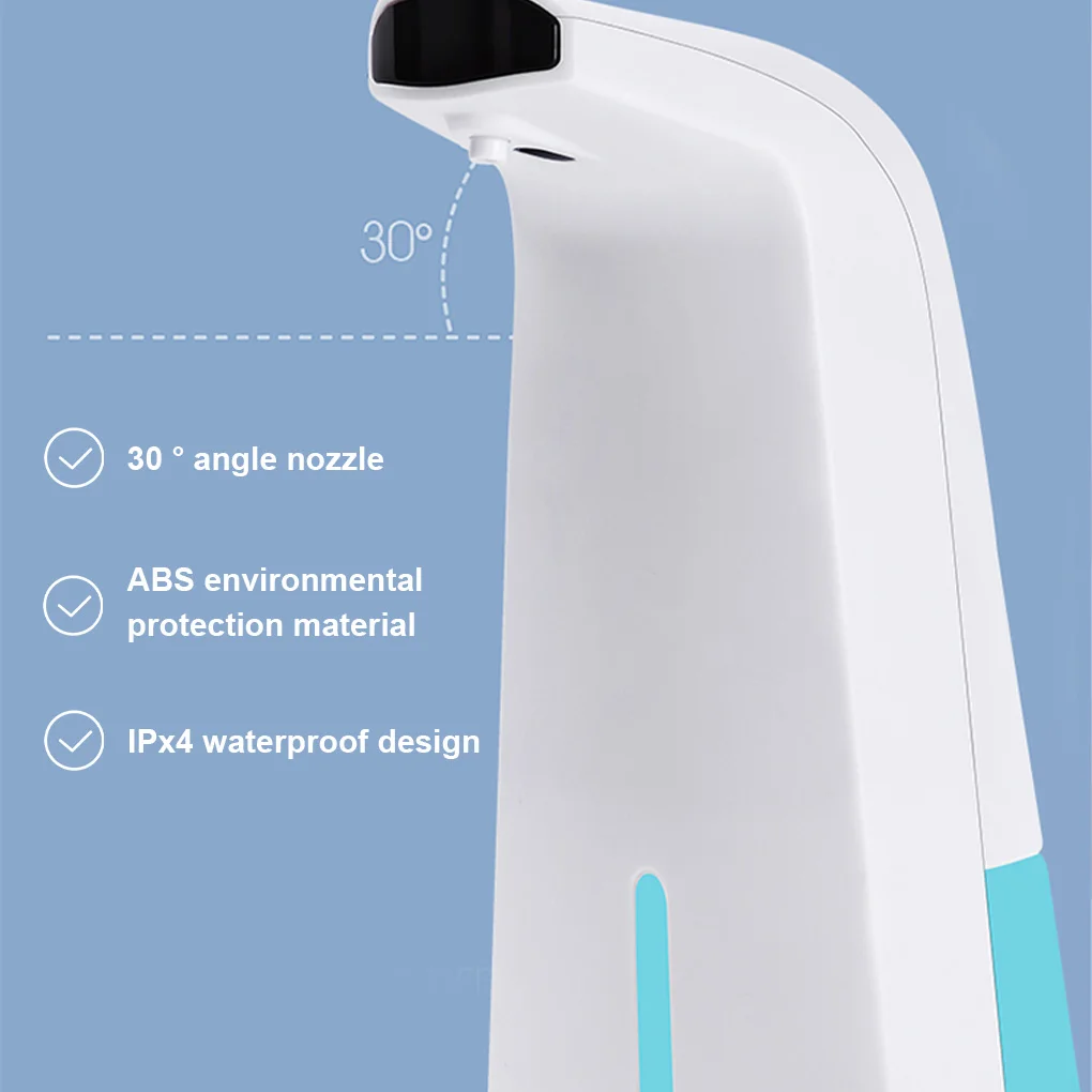 300ML Electric IR Sensor Soap Dispenser ABS Automatic Foaming Touchless Bathroom Pump Kitchen Fixture Kitchens Sink Accessories
300ML Electric IR Sensor Soap Dispenser ABS Automatic Foaming Touchless Bathroom Pump Kitchen Fixture Kitchens Sink Accessories