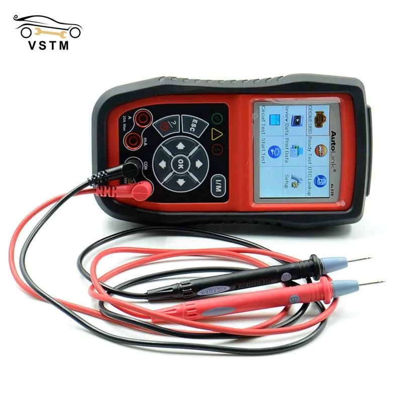 Autel AutoLink AL539 OBD 2 and Electrical Test Tool with AVO Meter NEXT GENERATION OBD2 &CAN SCAN TOOL Free Shipping
Autel AutoLink AL539 OBD 2 and Electrical Test Tool with AVO Meter NEXT GENERATION OBD2 &CAN SCAN TOOL Free Shipping
