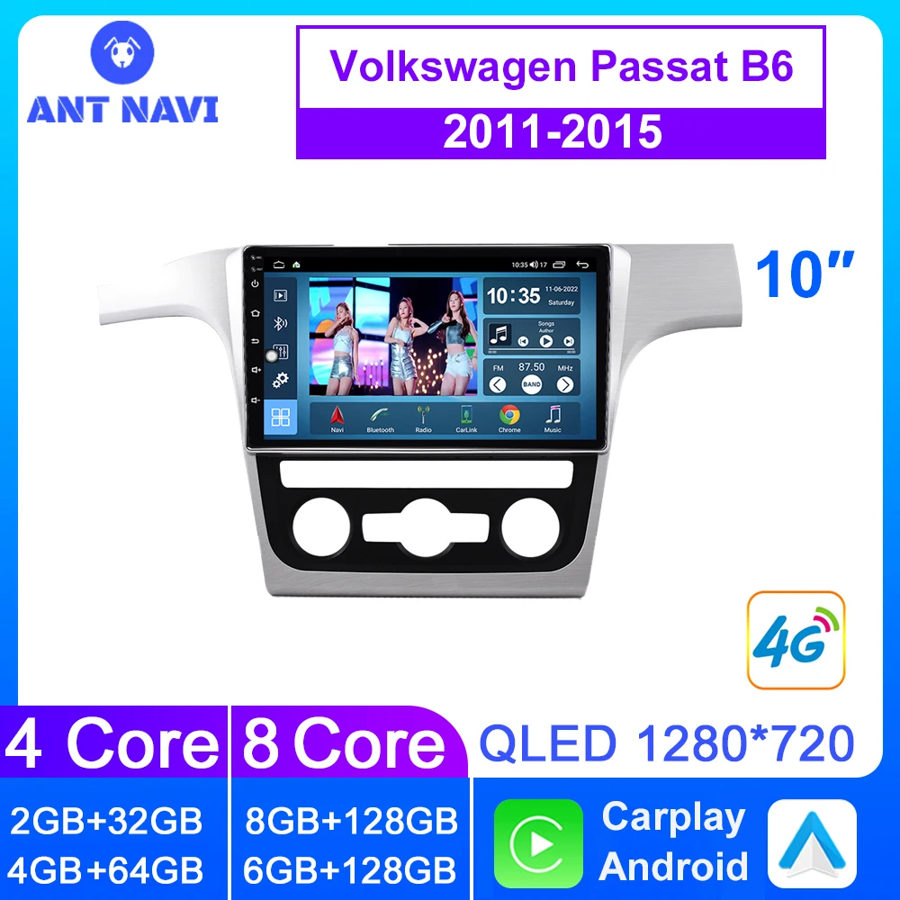 AntNavi Car Multimedia Player For Volkswagen Passat B6 2011-2015 Car Radio Stereo DVD Autoaudio Carplay10 Inch Android 2 Din Gps
AntNavi Car Multimedia Player For Volkswagen Passat B6 2011-2015 Car Radio Stereo DVD Autoaudio Carplay10 Inch Android 2 Din Gps