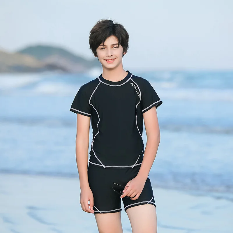 Beach Wear Kids Swimwear Boys Swimsuit UPF50+ Boy Bathing Suits Top+Shorts Children Swimwear 2PCS Boy Swimwear Boxers
Beach Wear Kids Swimwear Boys Swimsuit UPF50+ Boy Bathing Suits Top+Shorts Children Swimwear 2PCS Boy Swimwear Boxers