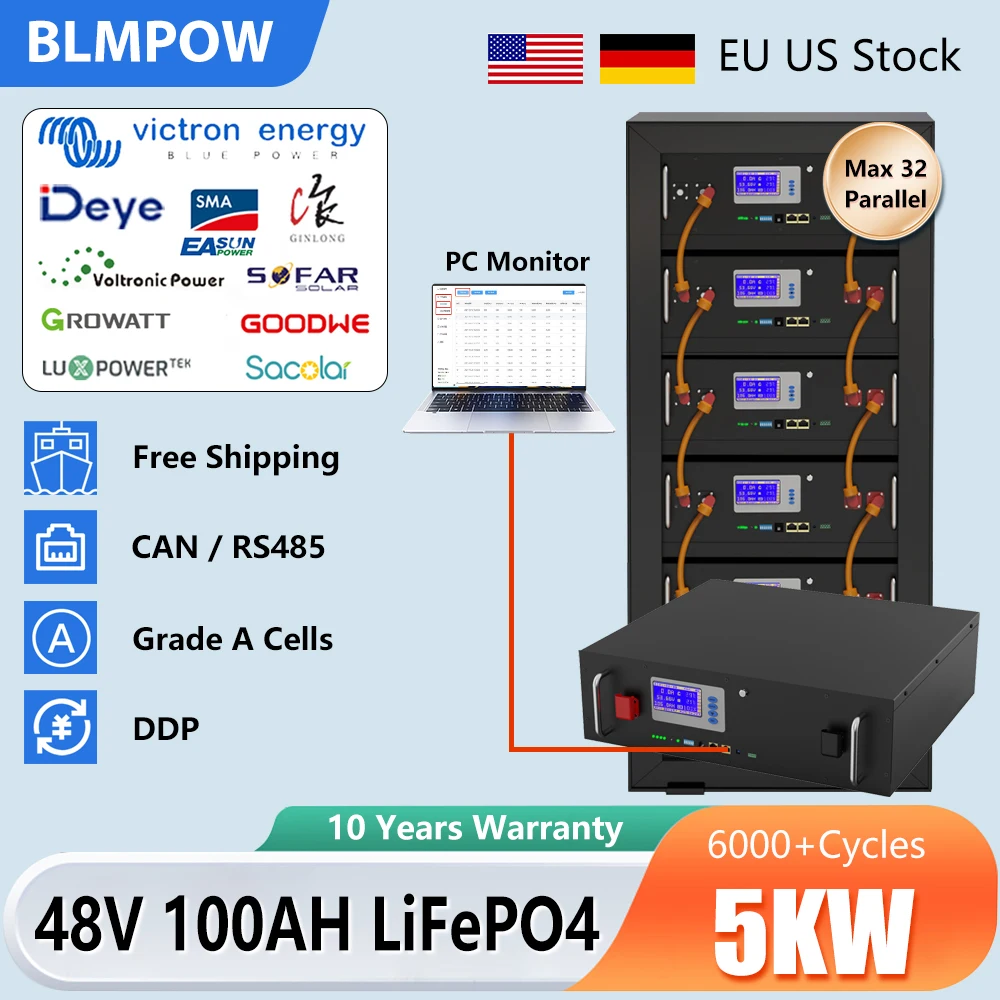 48 В 102% Ач LiFePO4 аккумулятор Стойка пакет CAN/RS485 связи 6000 емкость + цикл ПК МОНИТОР 32 Parellel ЕС США запас без НАЛОГА
48 В 102% Ач LiFePO4 аккумулятор Стойка пакет CAN/RS485 связи 6000 емкость + цикл ПК МОНИТОР 32 Parellel ЕС США запас без НАЛОГА