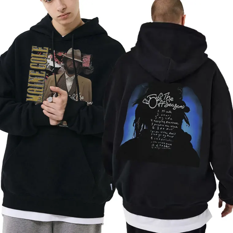 

Rap J Cole Oversized Graphic Hoodie Jermaine Lamarr Cole Print Hoodies Hip Hop Streetwear Men Women Vintage Fleece Sweatshirts