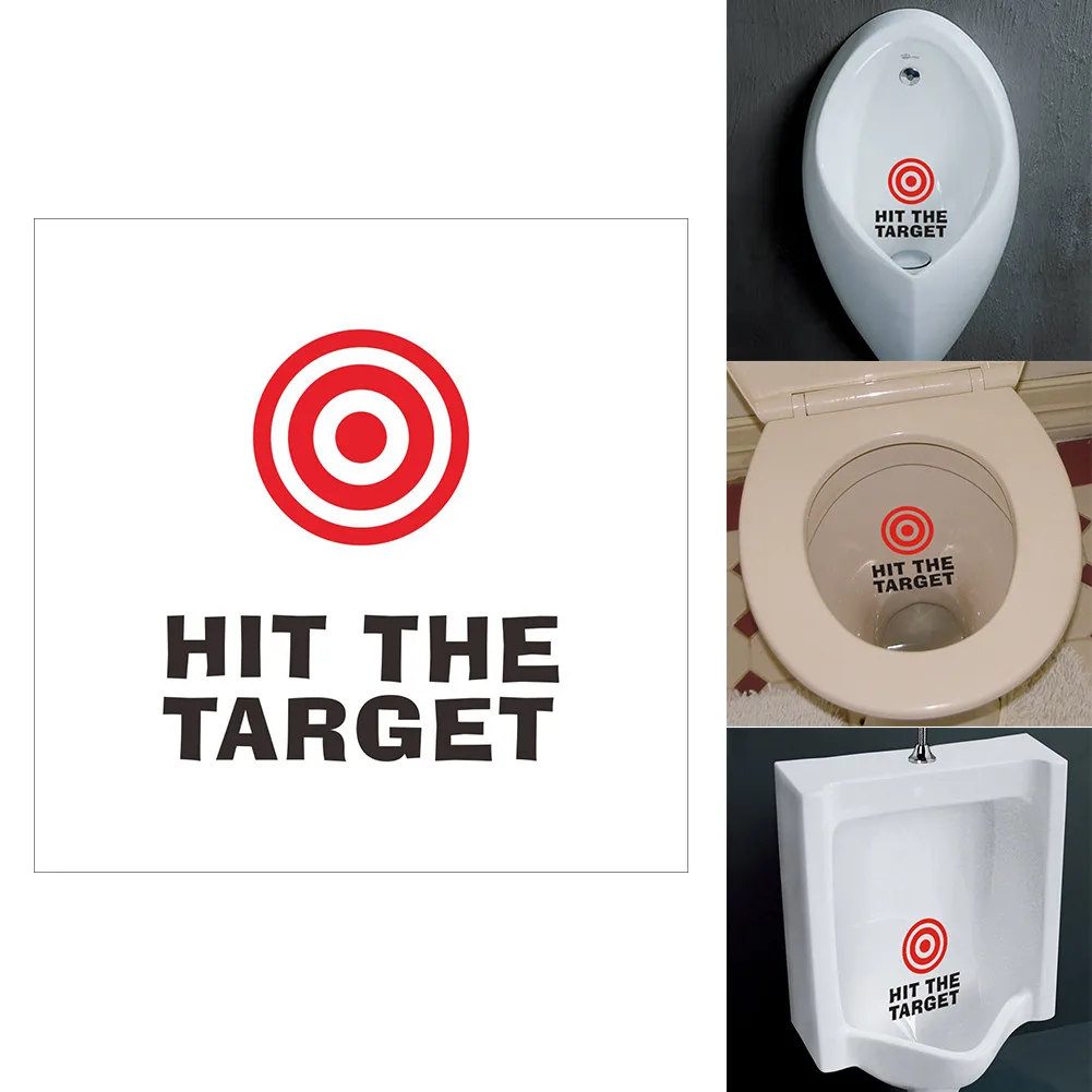 Hit The Target Toilet Stickers For WC Washroom Decoration Vinyl Wall Art Diy Home Decals
Hit The Target Toilet Stickers For WC Washroom Decoration Vinyl Wall Art Diy Home Decals