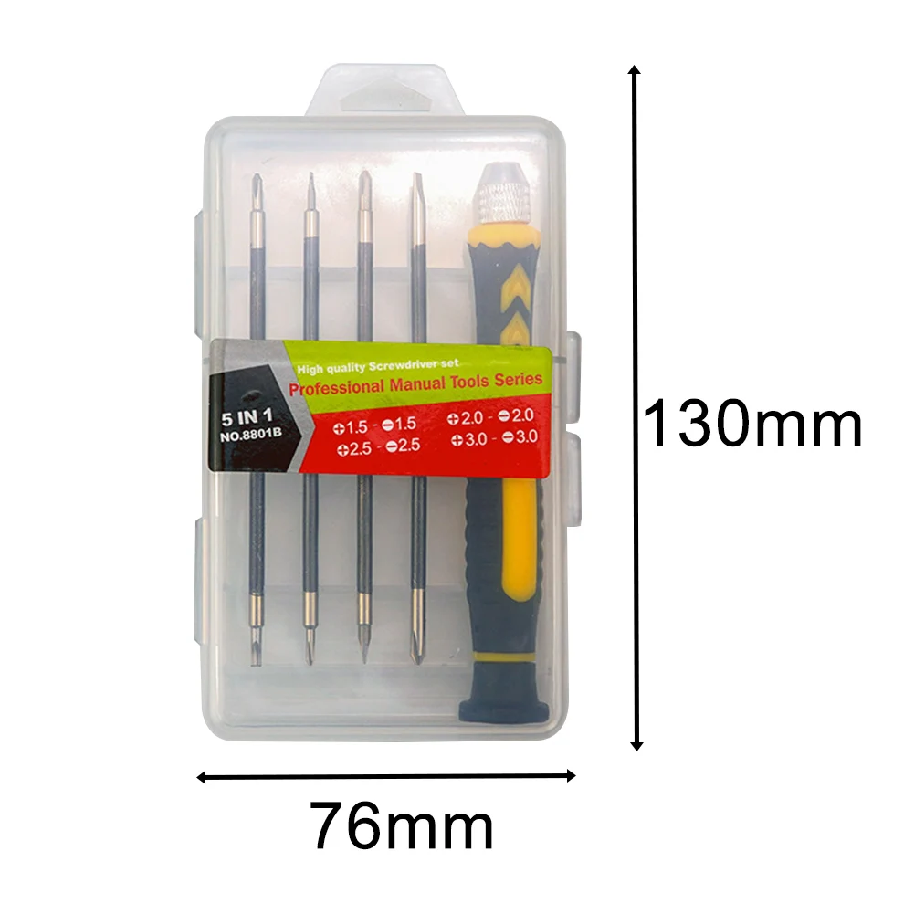 5 In 1 Screwdriver Set HRC52-54 Hardware Slotted Cross Screwdriver For Phone Laptop Repair Open Tool Screwdriver
5 In 1 Screwdriver Set HRC52-54 Hardware Slotted Cross Screwdriver For Phone Laptop Repair Open Tool Screwdriver