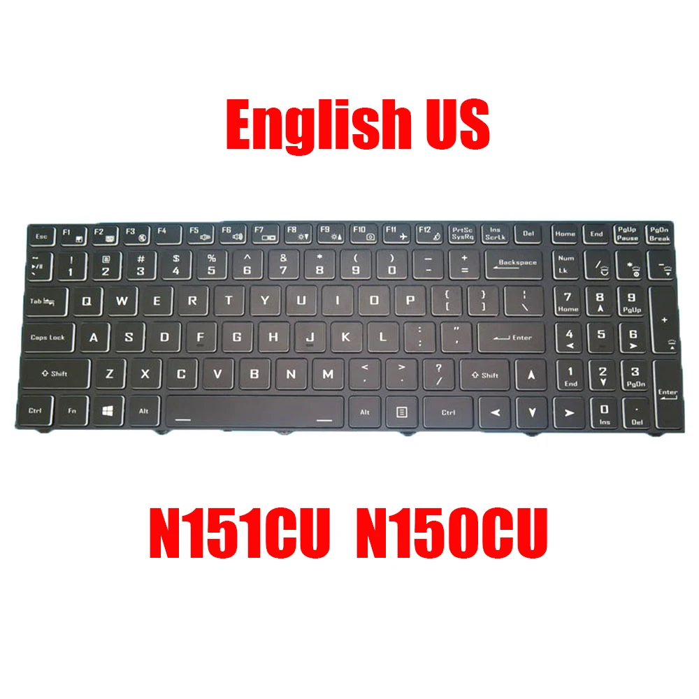 Laptop Keyboard For Anauta For Mu Arae 15.6 N151CU N150CU English US Black With Backlit New
Laptop Keyboard For Anauta For Mu Arae 15.6 N151CU N150CU English US Black With Backlit New