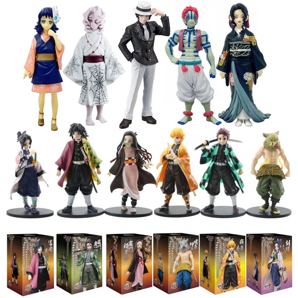New Demon Slayer Figure Kamado Tanjirou Nezuko Anime figure PVC Model Toys Zenitsu Figurine Inosuke Kimetsu No Yaiba
New Demon Slayer Figure Kamado Tanjirou Nezuko Anime figure PVC Model Toys Zenitsu Figurine Inosuke Kimetsu No Yaiba