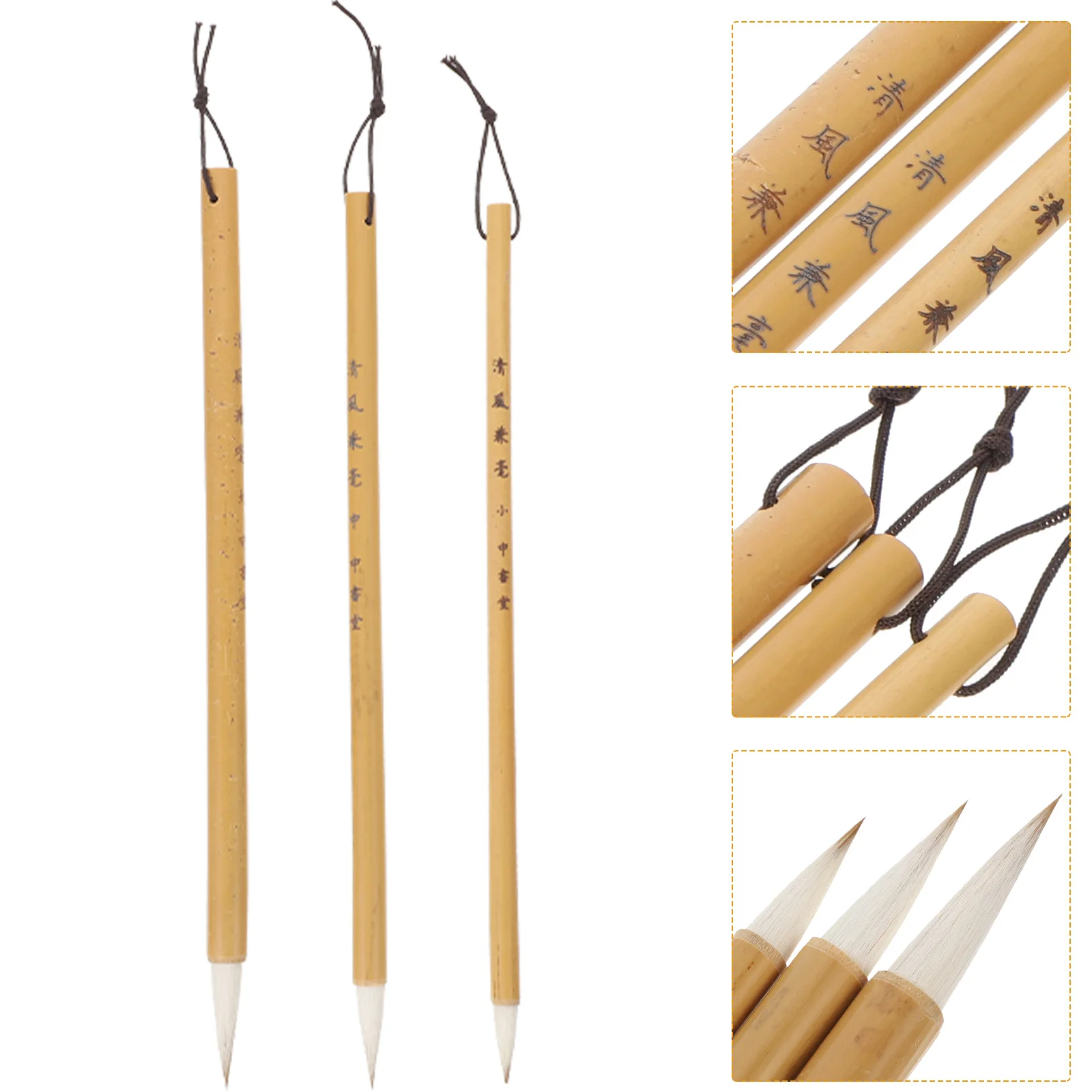 3Pcs Washable Pole Calligraphy Brush Set Calligraphy Stationery for Beginner Gift Practice Friends
3Pcs Washable Pole Calligraphy Brush Set Calligraphy Stationery for Beginner Gift Practice Friends